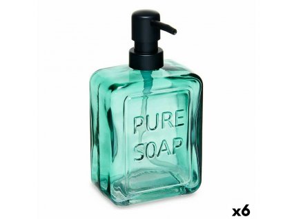 Dávkovač mýdla Pure Soap Sklo Zelená 570 ml (6 kusů)