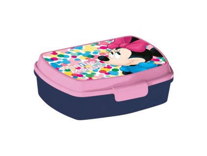 Svačinový box Minnie Mouse Lucky Plastické Růžový (17 x 5.6 x 13.3 cm)