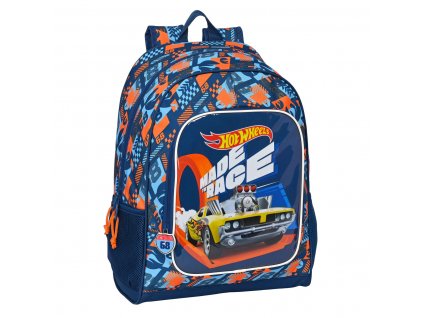Školní batoh Hot Wheels Speed club Oranžový (32 x 42 x 14 cm)