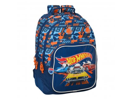 Školní batoh Hot Wheels Speed club Oranžový (32 x 42 x 15 cm)