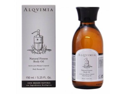 Masážní olej Natural Fitness Body Oil Alqvimia (150 ml)