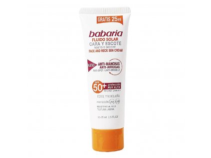 Krém na opalování na tvář SOLAR ADN SENSITIVE Babaria Spf 50 (75 ml) (Unisex) (75 ml)