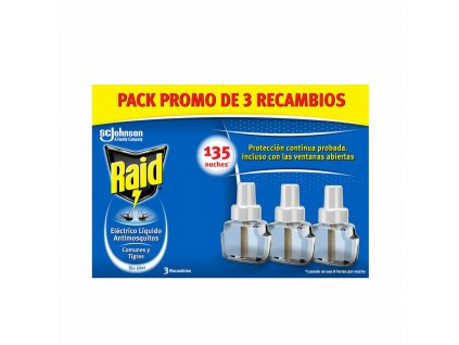 Rezervní ochrana proti komárům Raid   (3 kusů)