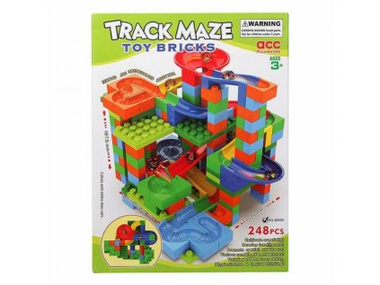 Kostičkvá stavebnice Track Maze 118056 (248 pcs)
