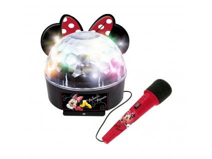 Zesilovač Minnie Mouse se zvukem, světla + mikrofon 19,5 x 16 x 19 cm