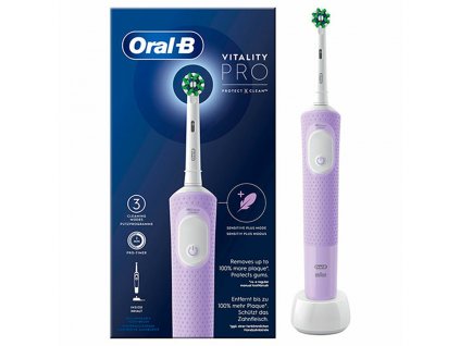 Elektrický zubní kartáček Oral-B Vitality Pro Fialová