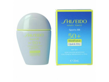 Sluneční ochrana s barvou Shiseido Sports BB SPF50+ Střední odstín (30 ml)