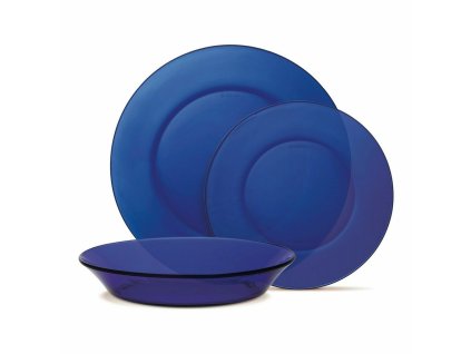Nádobí na stůl Duralex Lys Sklo Tmavě modrá 12 Kusy