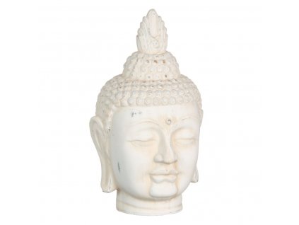 Dekorativní postava Krém Buddha Orientální 19 x 18,5 x 32,5 cm