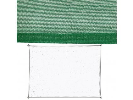 Stínící plachty Markýza Zelená Polyetylen 90 x 180 x 0,5 cm