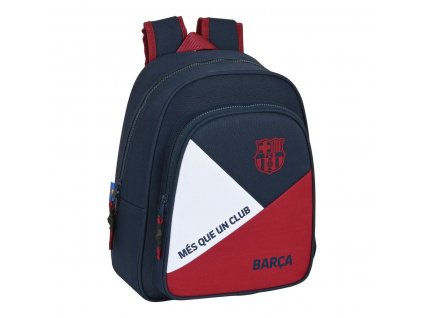 Školský batoh F.C. Barcelona Modrá Hnedočervená (27 x 33 x 10 cm)