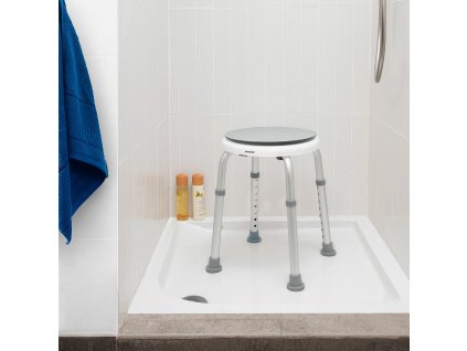 Otočná a nastaviteľná stolička do vane Roshawer