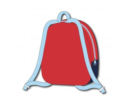 Školský batoh Minnie Mouse Červená 18 x 22 x 8 cm