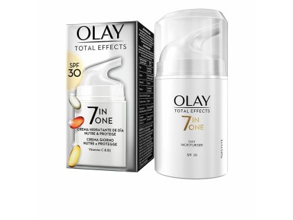 Denný hydratačný krém Olay Total Effects 7 v 1 Výživný 50 ml Spf 30
