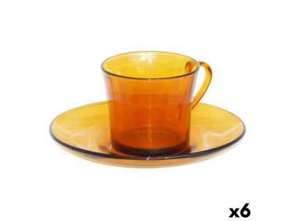 Hrnček s Tanierikom Duralex 9006DS12A0111 Vonná Živica 180 ml (6 Kusy) (6 kusov)
