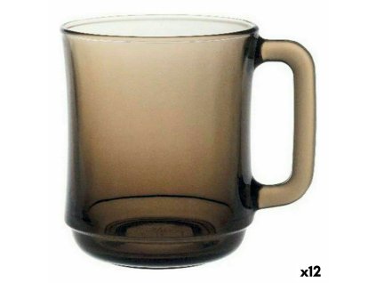 Šálka Duralex Lys Stohovateľné Gaštanová 310 ml (12 kusov)