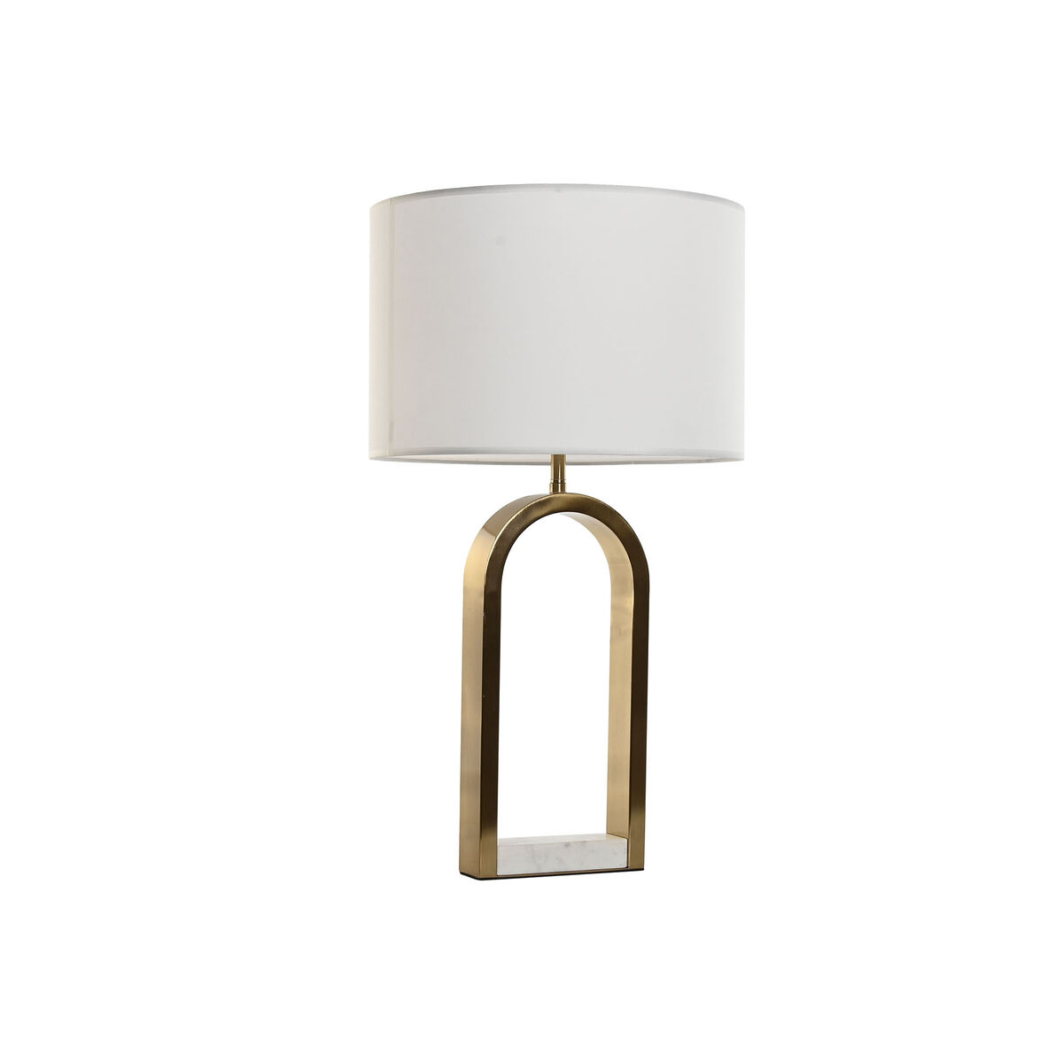 Stolná lampa Home ESPRIT Biela Zlatá Mramorové Železo 50 W 220 V 38 x 38 x 70 cm