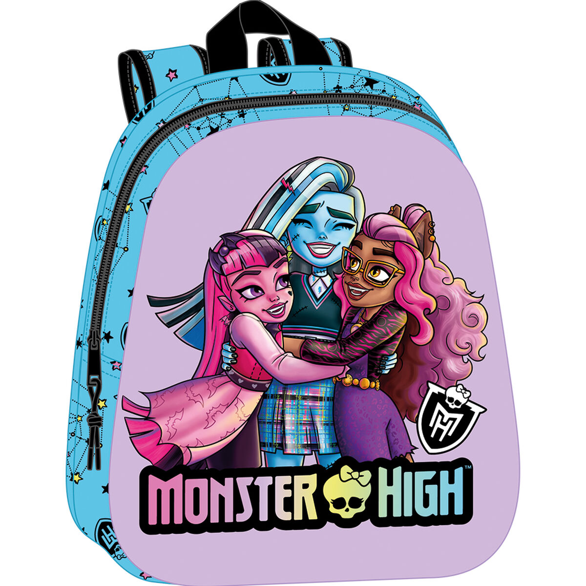 Školský batoh Monster High Modrá Fialová 27 x 33 x 10 cm