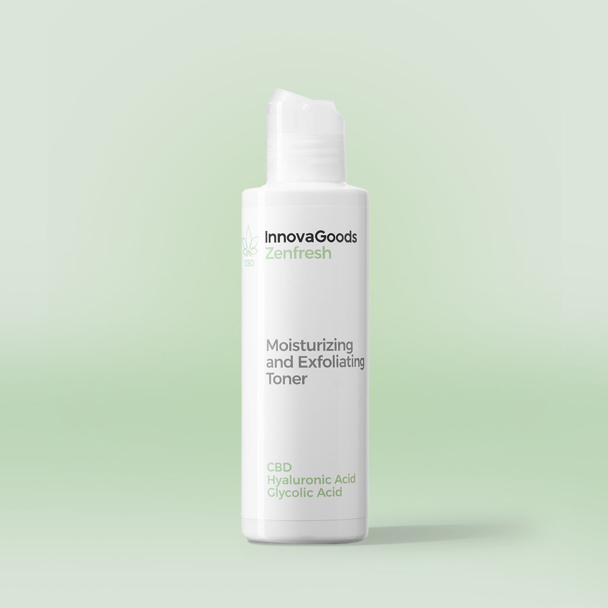 InnovaGoods Hydratačné a exfoliačné tonikum na tvár CBD Zenfresh 150 ml