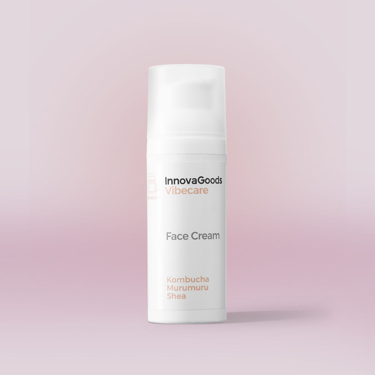 InnovaGoods Hydratačný krém na tvár Kombucha Vibecare 50 ml