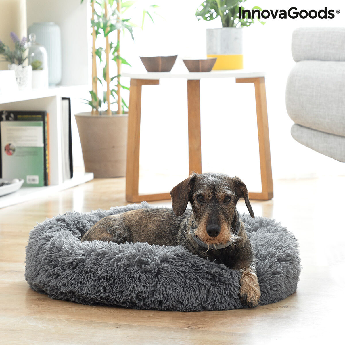 InnovaGoods Antistresová postieľka pre domáce zvieratá Bepess Ø 60 cm