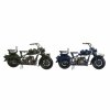 Vozidlo DKD Home Decor Motocykel 34 x 12 x 17 cm Vintage (2 kusov)