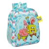 Školský batoh Spongebob Stay positive Modrá Biela (32 x 38 x 12 cm)