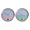 Nástenné hodiny DKD Home Decor Aluminium Sklo 30 x 5 x 30 cm (2 kusov) (12 kusov) (2 pcs)