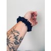 Saténová scrunchie Royal blue