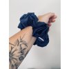Saténová scrunchie Royal blue
