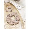 Pointelle scrunchie TAUPE