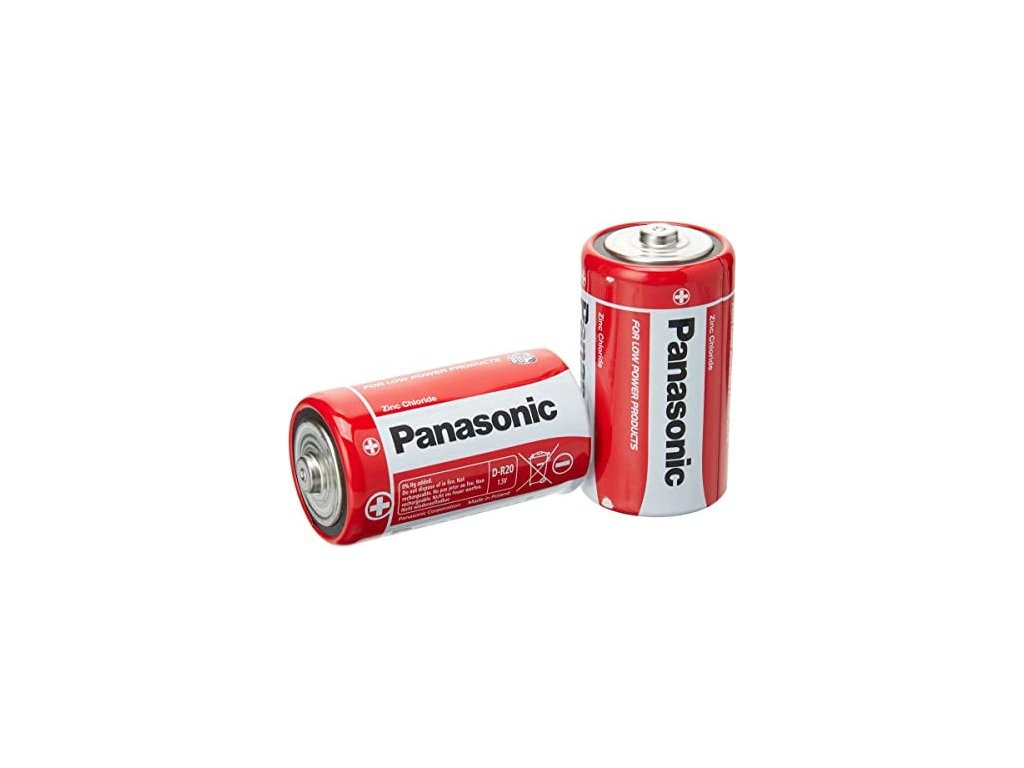 Baterie Panasonic R20 1,5V D