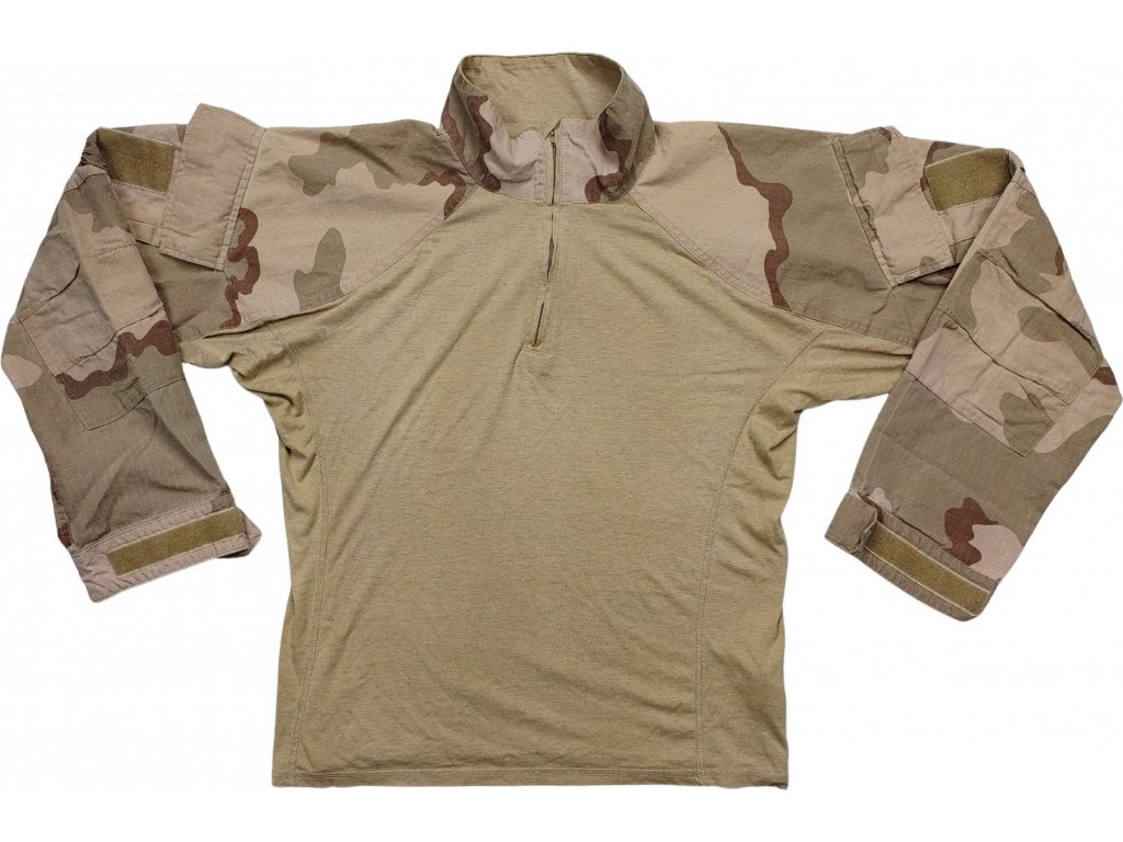 Taktické triko UBACS Dutch M-93 Desert 3 Color Holandsko originál použité (Velikost S)