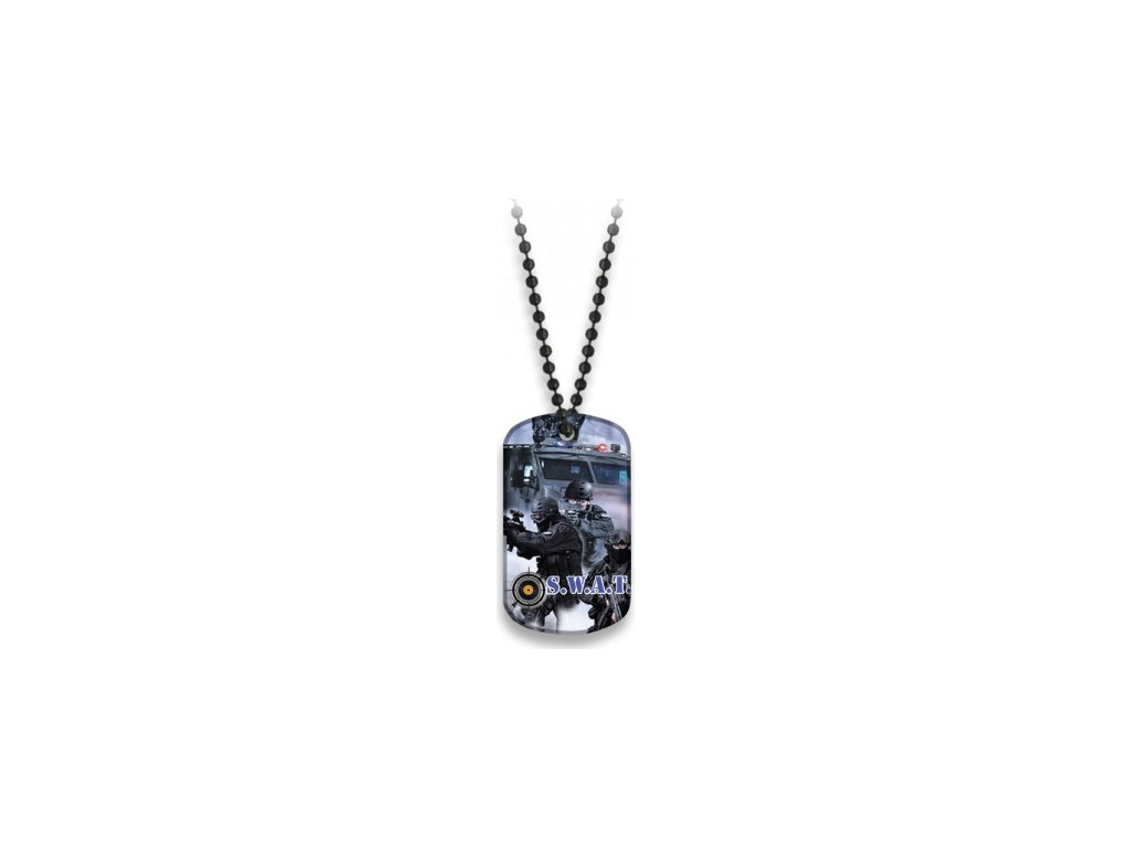 Identifikační známka ( ID) Dog Tags SWAT 3D 09887