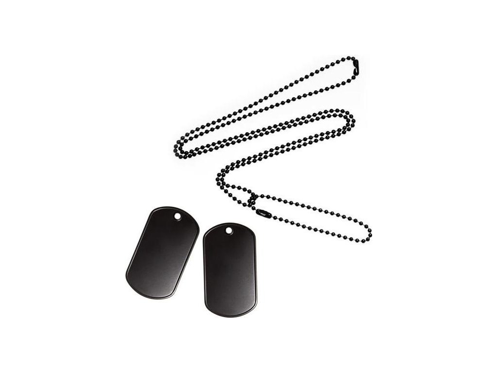 Identifikační známky ID US Dog Tags originál černé
