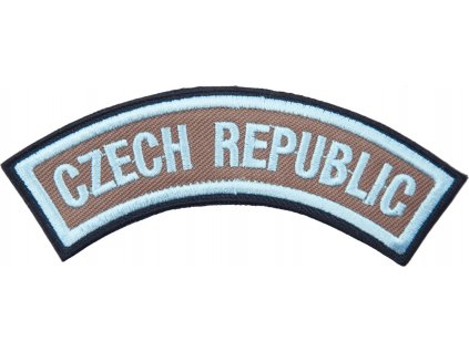 Nášivka Česká republika domovenka CZECH REPUBLIC  - oblouk suchý zip originál AČR