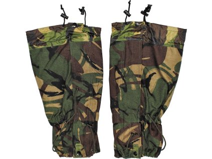Návleky prodloužené nepromokavé holeňové spinky Gaiters Gore-Tex® DPM Velká Británie originál (Varianta použité)
