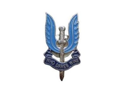 Odznak na baret SAS barevný