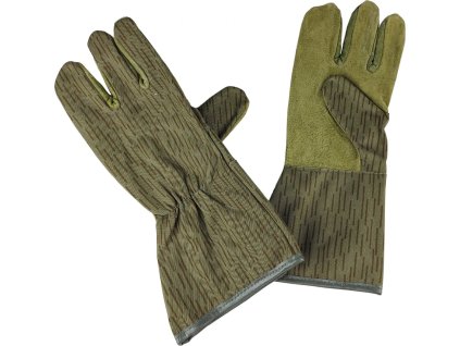 Rukavice NVA jehličky zimní čtyřprsté DDR Východní Německo originál (Velikost 3 (12 cm))