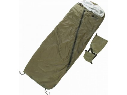Spací pytel AČR pro průzkumníky letní 2000 s obalem Humi Outdoor originál použitý (Velikost na velikost postavy do 195 cm)