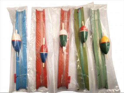 Splávek ČSLA vojenský (vlasec, udice, pytlačka) originál (Barva splávku bílá / zelená)