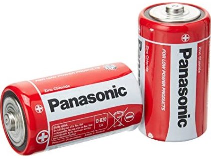 Baterie Panasonic R20 1,5V D