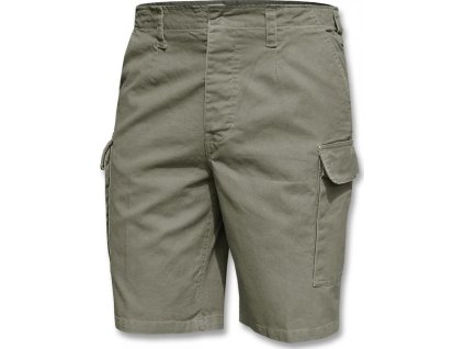 Bermudy BW Moleskin zelené předeprané (Vyberte velikost L)