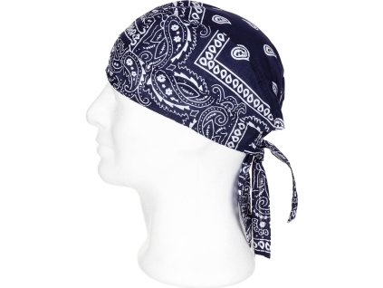 Šátek pirát Western modrý Headwrap Navy Blue MFH® 10164G