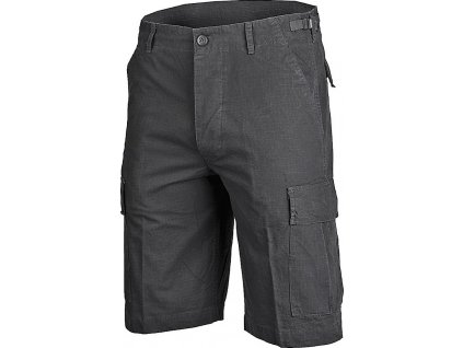 Bermudy US ripstop předeprané černé Mil-Tec® (Vyberte velikost L)