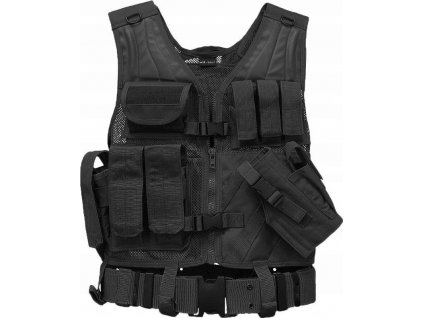 Vesta taktická Security USMC s opaskem Mil-Tec® černá