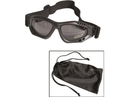 Brýle Commando Air Mil-Tec® černé kouřové