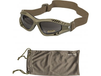 Brýle taktické Commando Mil-Tec® Oliv kouřové