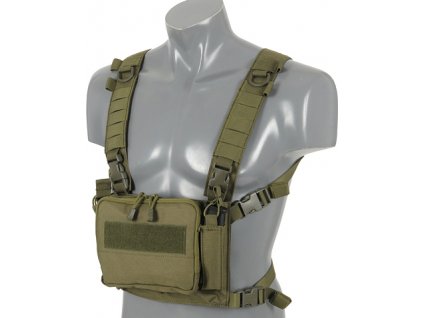 Taktický hrudní nosič Chest Rig oliv 8FIELDS