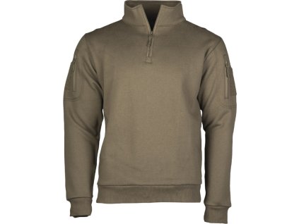Mikina taktická se zipem Mil-Tec® Ranger Green (Velikost S)